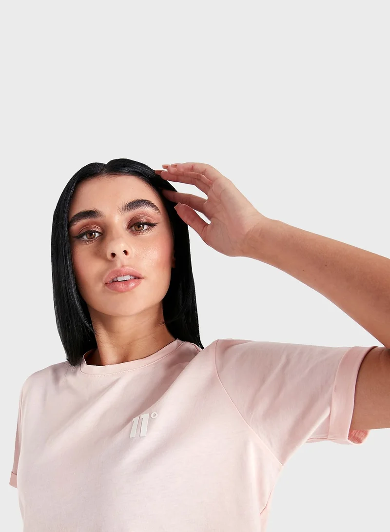 11 degrees Core Cropped T-Shirt