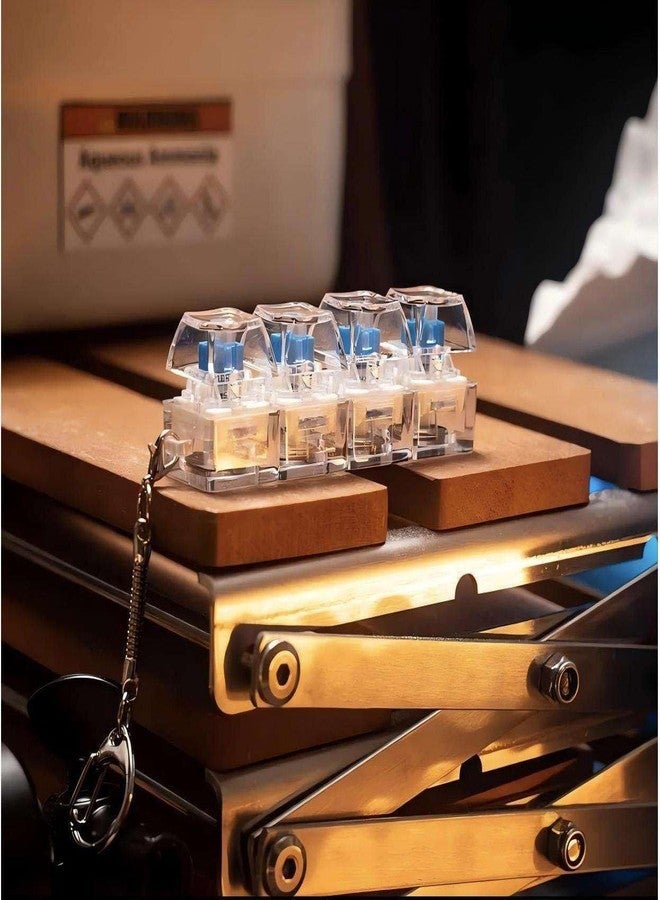 Ncry لعبة Ncry 1 قطعة لتخفيف التوتر على شكل لوحة مفاتيح، سلسلة مفاتيح لتخفيف التوتر على شكل لوحة مفاتيح، 4 في 1 لعبة أزرار لتخفيف التوتر على شكل لوحة مفاتيح، هدايا لتخفيف التوتر على شكل أزرار - Image 2