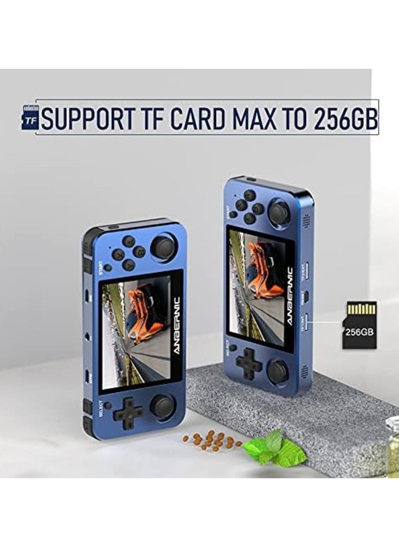 Generic - RG351MP Handheld Game Console 3.5 Inch OCA Fully Fitted Screen Open source Linux system wit 2400 Classic Games, Support Wifi Battle and TF card Expansion Built-in 3500mAh Battery - Image 1