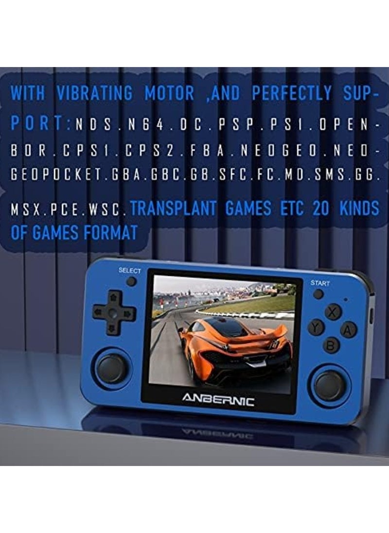 Generic - RG351MP Handheld Game Console 3.5 Inch OCA Fully Fitted Screen Open source Linux system wit 2400 Classic Games, Support Wifi Battle and TF card Expansion Built-in 3500mAh Battery - Image 1
