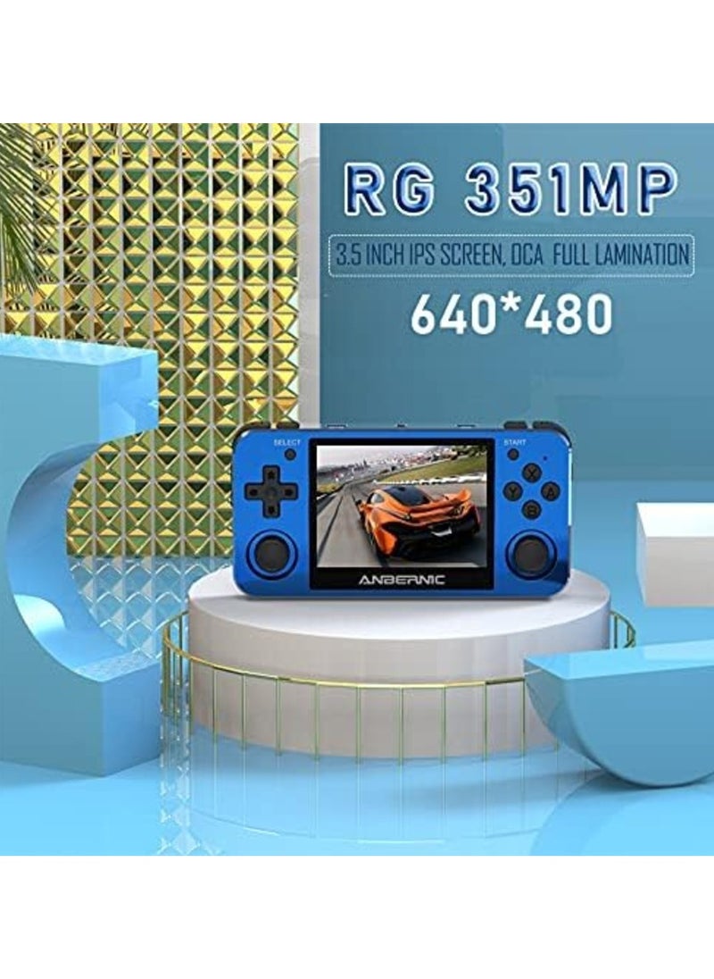Generic - RG351MP Handheld Game Console 3.5 Inch OCA Fully Fitted Screen Open source Linux system wit 2400 Classic Games, Support Wifi Battle and TF card Expansion Built-in 3500mAh Battery - Image 1