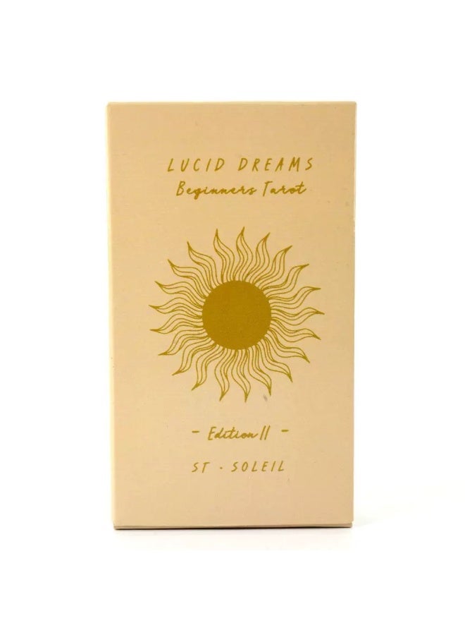 NIBEMINENT 78 بطاقة / مجموعة واحدة من بطاقات التاروت الواضحة للأحلام بطاقات مبتدئين لعبة تنبؤ نشاط ترفيهي بطاقات المراسلة لعبة التنبؤ - Image 1