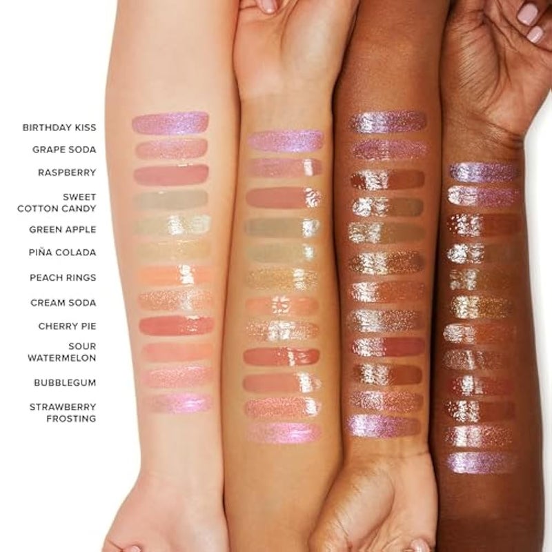 Too Faced Kissing Jelly Lip Oil Gloss | Sunflower & Jojoba Oils, 0.15 Fl Oz, Grape Soda - Image 5