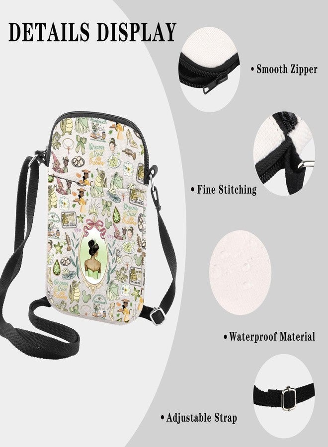 GJTIM Frog Princess Gift Cartoon Movie Merchandise Princess Lover Gift Princesses Crossbody Bag (TianCR) - Image 3