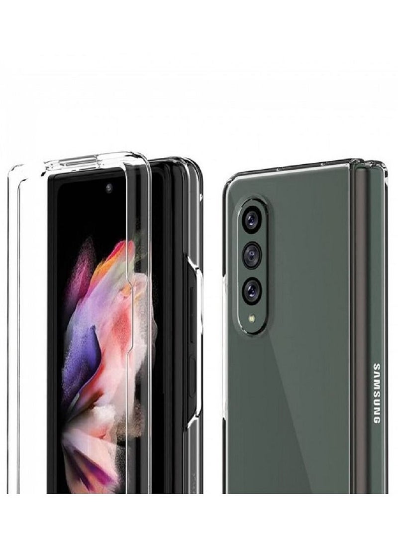 CATANES - Samsung Galaxy Z Flod 3 Clear Case Ultra Slim Shockproof Transparent TPU Cover - Image 1