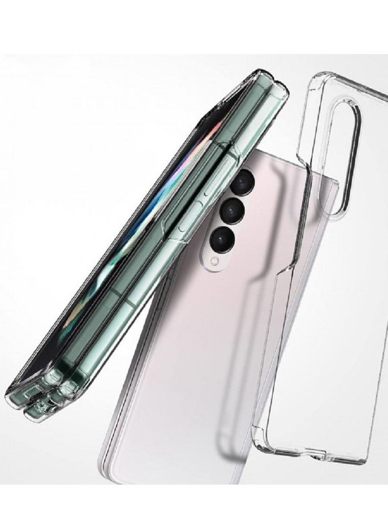 CATANES - Samsung Galaxy Z Flod 3 Clear Case Ultra Slim Shockproof Transparent TPU Cover - Image 1