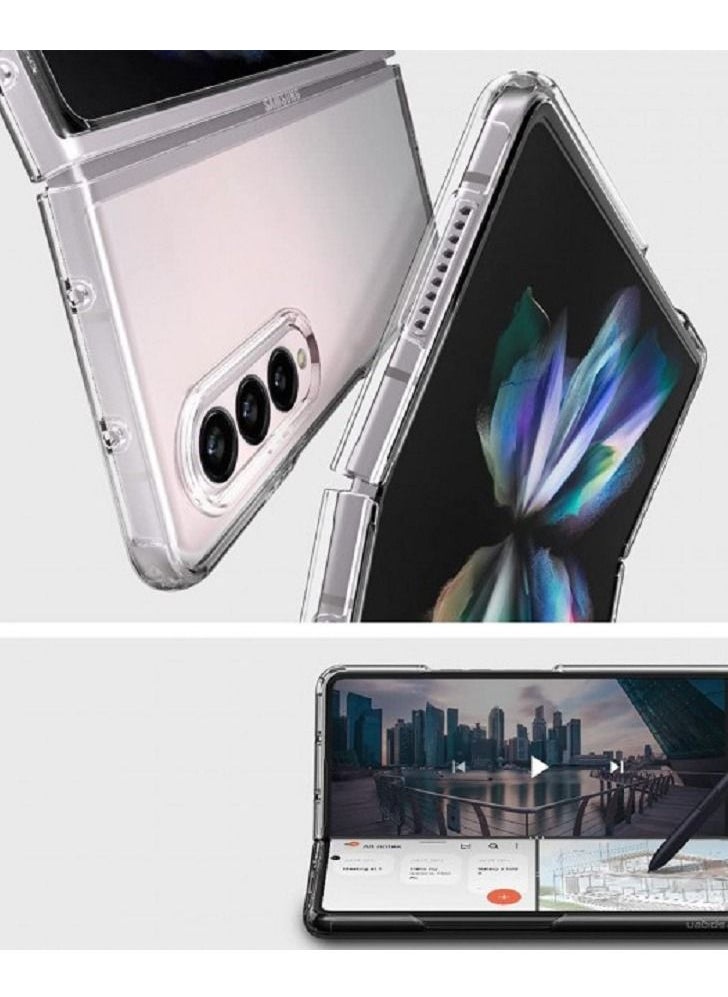 CATANES - Samsung Galaxy Z Flod 3 Clear Case Ultra Slim Shockproof Transparent TPU Cover - Image 1