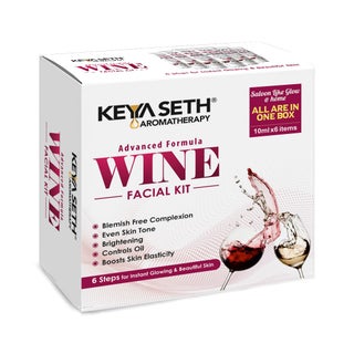 Keya Seth Aromatherapy Wine Facial Kit 6 Steps Enriched with Red Grape Seed Extract for Instant Glowing Blemishfree Even Complexion 60ml - pzsku/Z046292F829442C2D8D9AZ/45/1750778619/d70bf4dc-e73d-456f-a895-c260e398ffb6