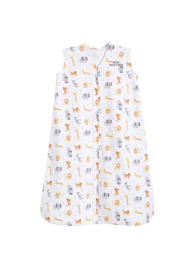 Halo - Baby Sleeping Bag, 0.5 Tog Sleepsack, 100% Cotton, Sunshine Rainbows Sleeping Sack For Newborn Babies, Easy Zip Access Nappy Change, Lullaby Trust Partners, Unisex, Boys And Girls, 6 - 18 Months - Image 1