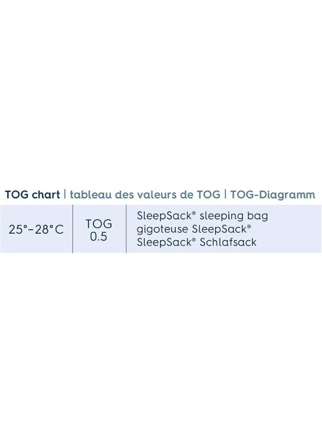Halo - Baby Sleeping Bag, 0.5 Tog Sleepsack, 100% Cotton, Sunshine Rainbows Sleeping Sack For Newborn Babies, Easy Zip Access Nappy Change, Lullaby Trust Partners, Unisex, Boys And Girls, 6 - 18 Months - Image 1