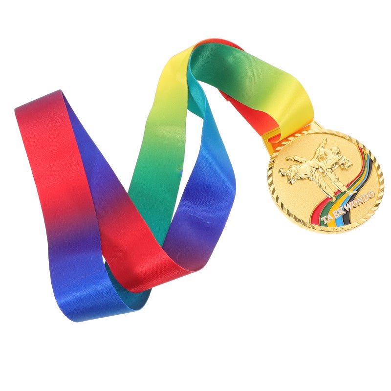 First Place Prize Medal for Taekwondo Competition with Vibrant Neck Ribbon - Image 5