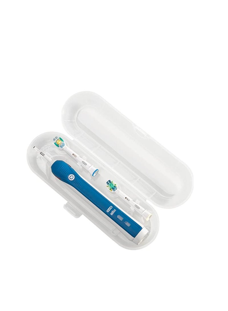 SYOSI Travel Electric Toothbrush Case, Electric Toothbrush Holder Cover, Anti Bacterial Portable Hard Plastic Toothbrush Store Box Bag Fits Pro 1000, Pro 2000, Pro 3000 (2 Pack) - Image 1