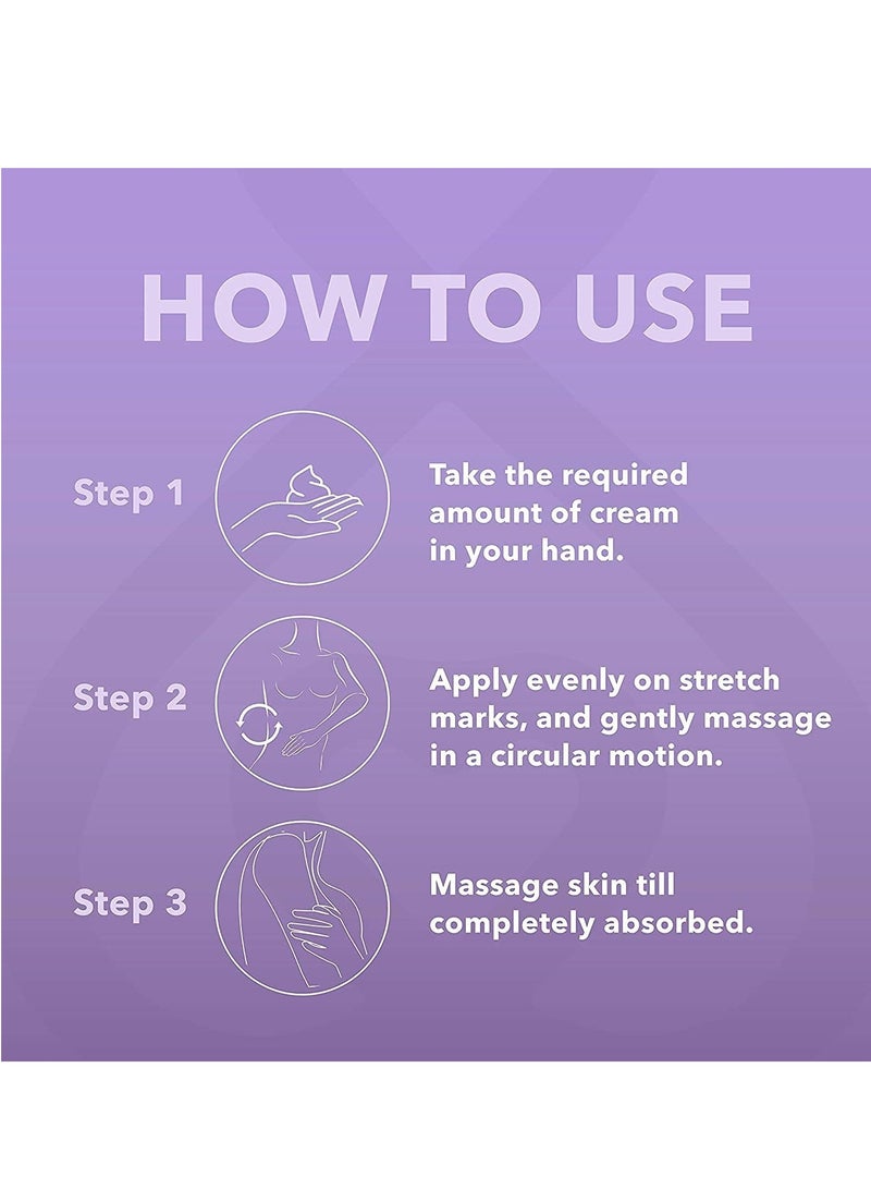 Cipla Mamaxpert Stretch Mark Cream (60g) | Reduces Stretch Marks & Scars | Moisturizes and Smoothens Skin | Fast-Absorbing and Firming Formula for Pregnancy & Weight Loss - Image 3