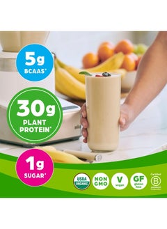 Orgain Organic Sport Vegan Protein Powder, Vanilla - 30g Plant Protein, 4g Prebiotic Fiber, 5g BCAA For Pre-Workout, Muscle Recovery, Gluten Free, Non-GMO, No Dairy or Lactose Ingredients - 2.01lb  - Image 3