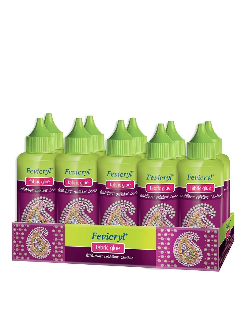 Pidilite Pidilite Fevicryl Fabric Glue : Pack of 10 (80g Each)  - Image 1
