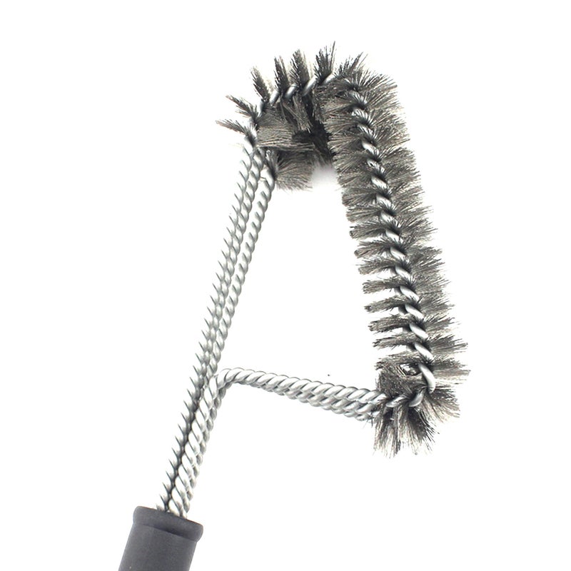 BBQ Grill Brush Barbecue Grill Grate Cleaner Stainless Steel Wire Brush - Image 4