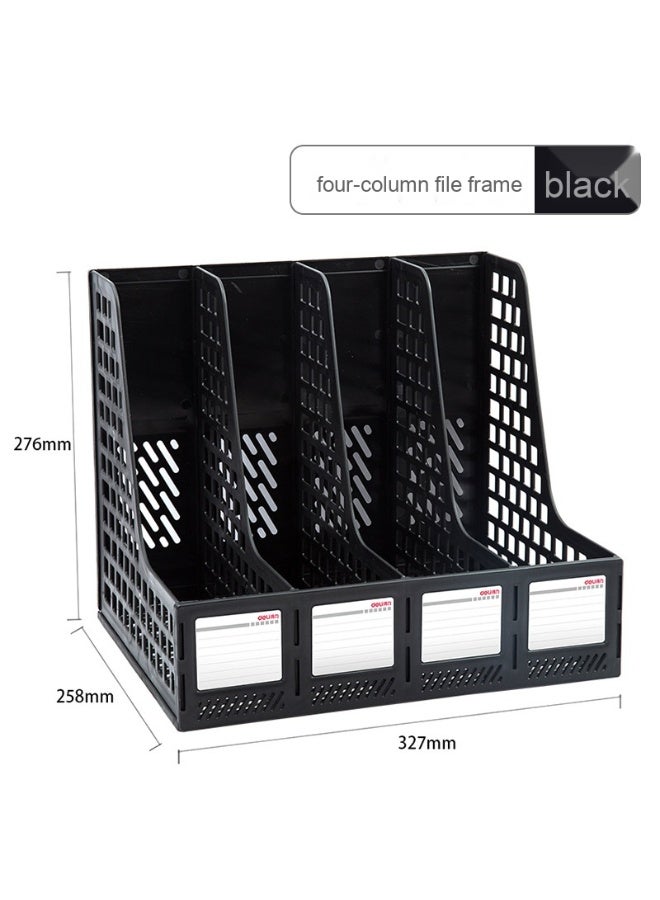 Deli Thickened Plastic File Frame - Vertical Organizer Tool