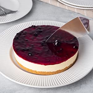 HARI® Cake Server, Pie Cutter, Professional Pie Server Spatula, Cake Cutter for Cake, Pizza, Dessert, Pie (Red) - Image 5