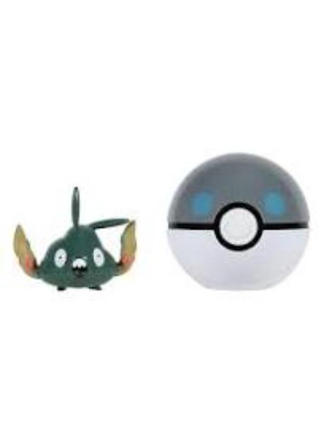 Jazwares Jazwares Pokemon Clip Inchn Inchgo - Trubbish & Heavy Ball  - Image 1