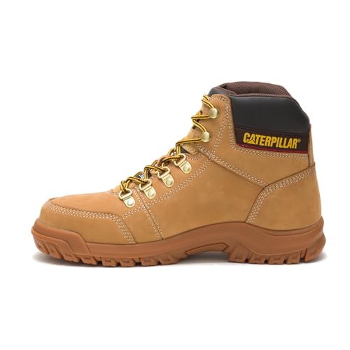 Cat Footwear Men's Outline St Work Boot, Honey, 9 - Image 4