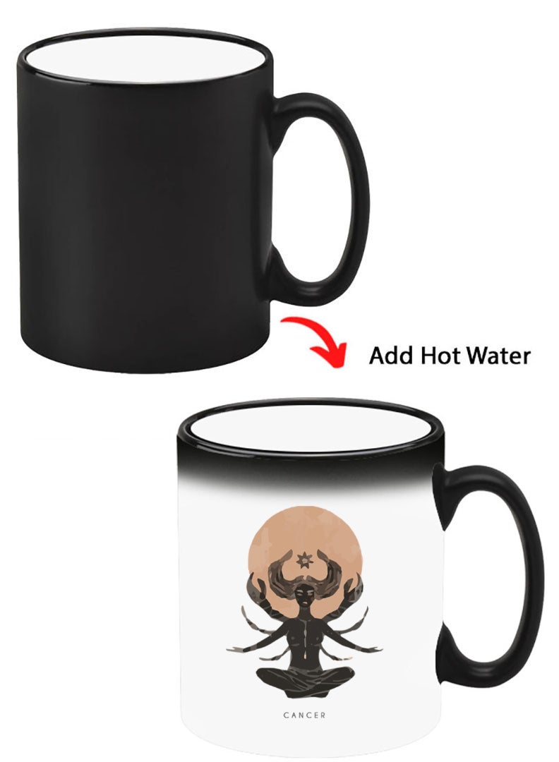 Theodor Color Changing Heat Sensitive Ceramic Mug, Image Revealed When HOT Liquid is Added! Cancer - Image 1