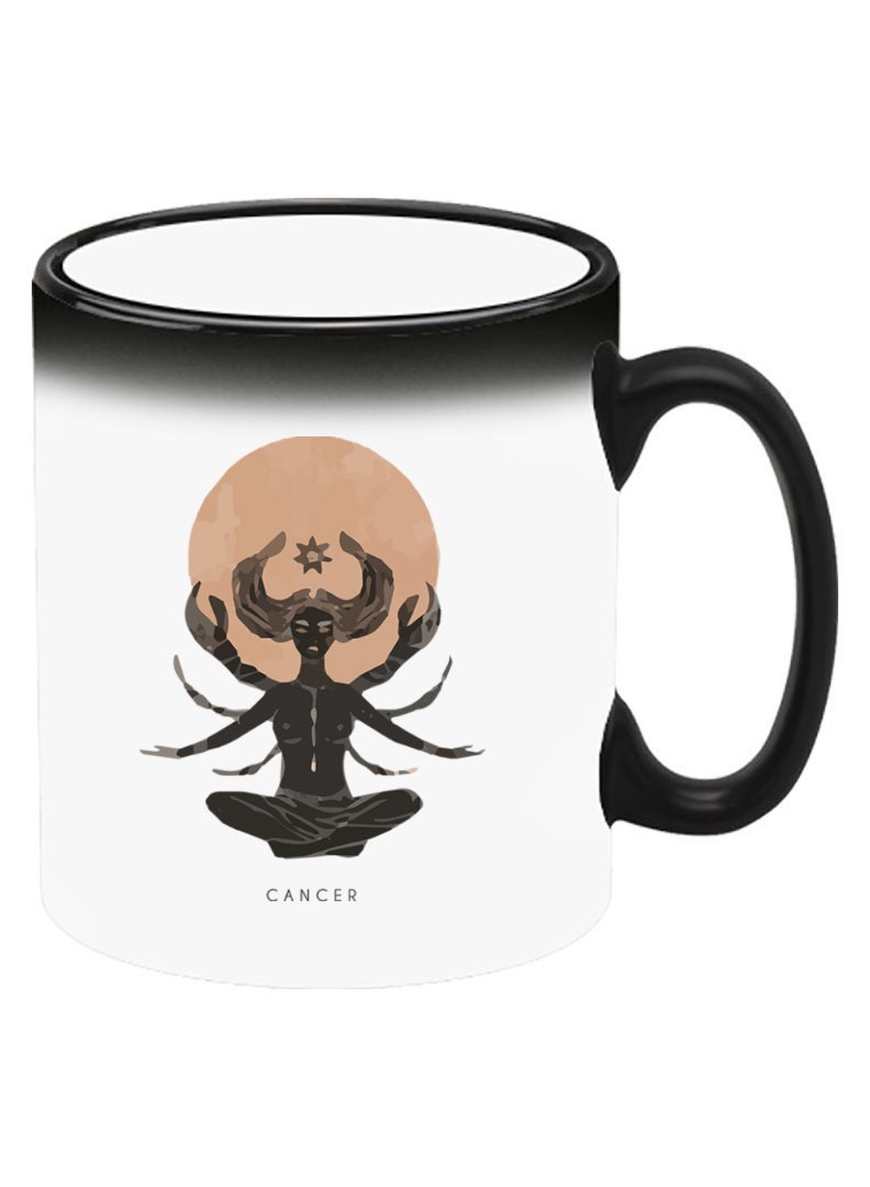 Theodor Color Changing Heat Sensitive Ceramic Mug, Image Revealed When HOT Liquid is Added! Cancer - Image 2