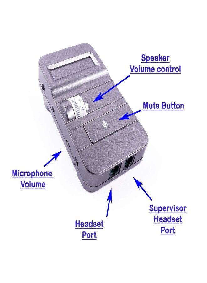 سماعة رأس INNOTALK لمعظم هواتف المكتب وهواتف Avaya ATT T7316 وT7316e وMLS-12 وغيرها - تتضمن سماعة رأس ومضخم صوت رقمي - سماعة رأس احترافية أحادية الأذن لإلغاء ضوضاء المكتب من Sound Emphasis - Image 3