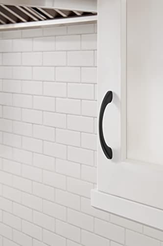 Amerock Cabinet Pull Matte Black 334 inch 96 mm Center to Center Vaile 10 Pack Drawer Pull Drawer Handle Cabinet Hardware - Image 3