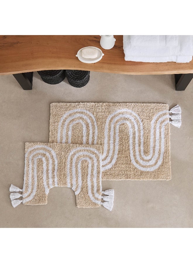 Home Box Milton Nikan 2-Piece Cotton Bathmat Set 50 X 80 Cm - Image 1