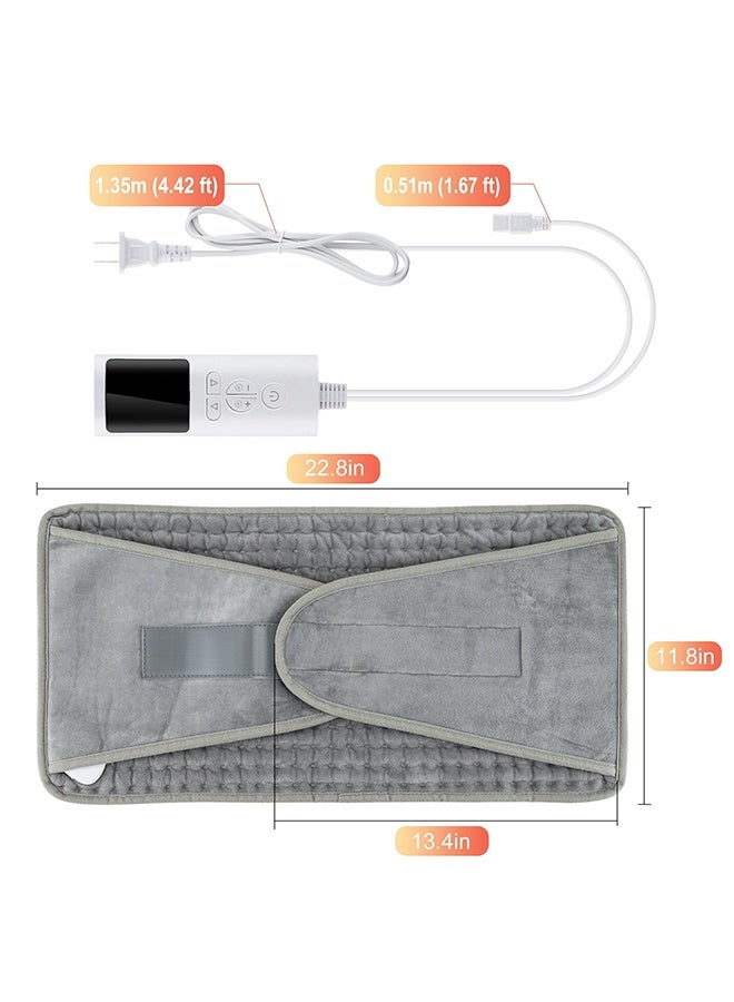 QIRRA Heating Pad Electric Waist Belt with LCD Controller – Adjustable Heat for Period Cramps, Back Pain & Waist Relief, Portable Heating Pads for Women - Image 2