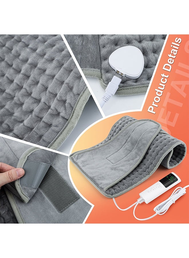 QIRRA Heating Pad Electric Waist Belt with LCD Controller – Adjustable Heat for Period Cramps, Back Pain & Waist Relief, Portable Heating Pads for Women - Image 3
