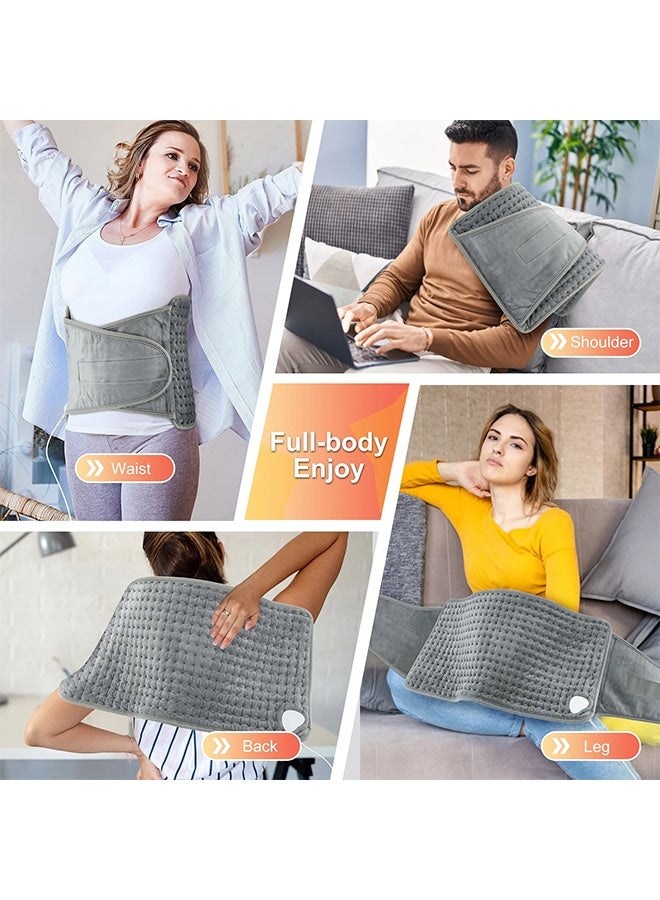QIRRA Heating Pad Electric Waist Belt with LCD Controller – Adjustable Heat for Period Cramps, Back Pain & Waist Relief, Portable Heating Pads for Women - Image 4