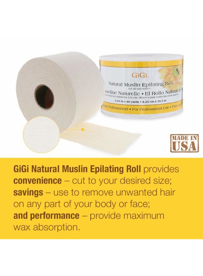 GiGi Natural Muslin Roll (3.25 in. x 40 yards ) - Image 4