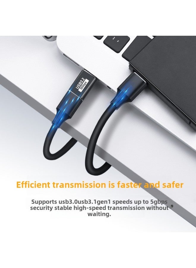 محول USB ذكر إلى أنثى USB-A ذكر إلى ذكر USB ذكر إلى أنثى رأس تمديد USB ذكر إلى أنثى واجهة اللون: ثورة رأس مستقيم للأم - Image 5