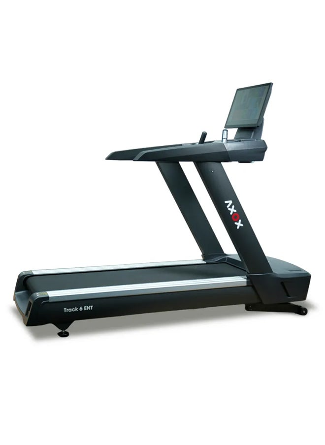 AXOX Axox Fitness Track 6 Commercial Treadmill ENT | Motor Power 6.0 HP | Max User Weight 180 Kg
Max Speed 25 kph | 15 Levels Incline  - Image 1