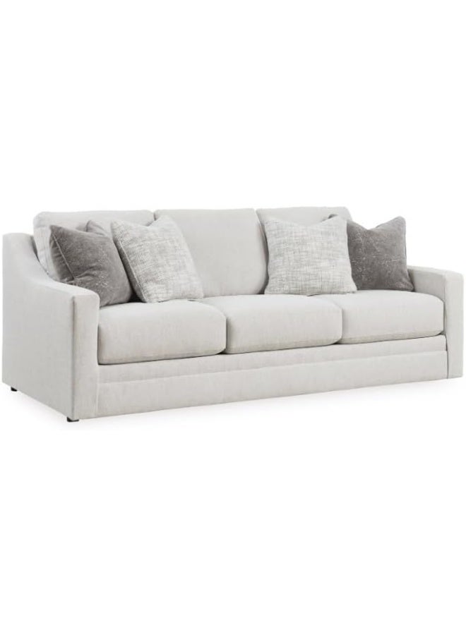 Comfynest Comfynest Contemporary 3-Seater Leather Sofa Set – Premium Comfort & Elegant Design for Modern Living Rooms (White) - Image 5