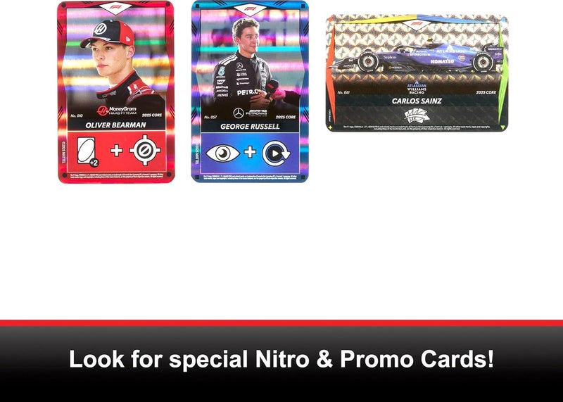 Mattel Games UNO Elite Formula 1 2025 Core Edition Starter Pack Card Game with 4 Game Booster Packs & 2 Promo Cards for Kids, Fans, Families & Game Night - Image 5