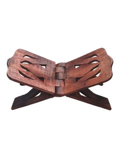 Pakistani Foldable Natural Wood Quran Holder or Stand  - Image 1