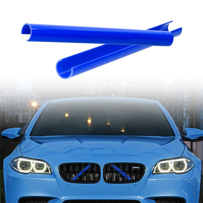 Blue V Brace Covers for BMW Grill Insert Strip 1 3 4 5 7 Series Accessories F20 F21 F22 F30 F31 F35 G11 G12 G14 G30 G31 Grille Inserts Stripes