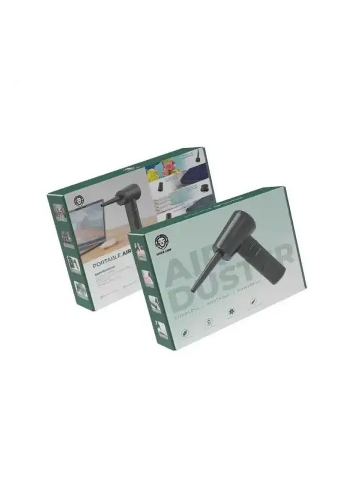 GREEN LION Air Duster / Cordless / Portable/ Lightweight Design / Powerful Vacuum and Air Blower / Widely Compatible / ABS Material / Rechargeable / Strong Wind / Consistent Airflow / Blower - Black - Image 4