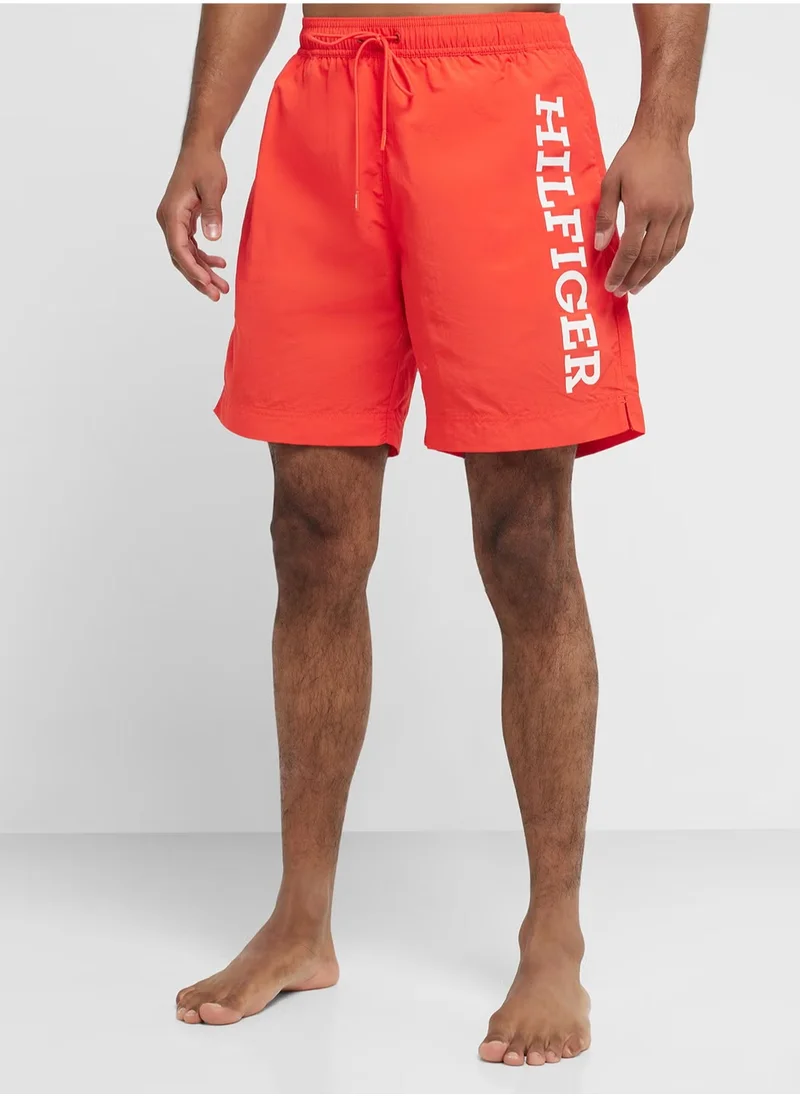 TOMMY HILFIGER Logo Print Shorts