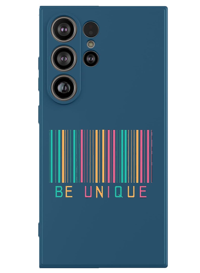 Theodor Protective Slim Fit Case Liquid Silicone Cover with Full Body Protection Anti-Scratch Shockproof Case For Samsung Galaxy S25 Ultra (Blue) - Be unique - Image 1