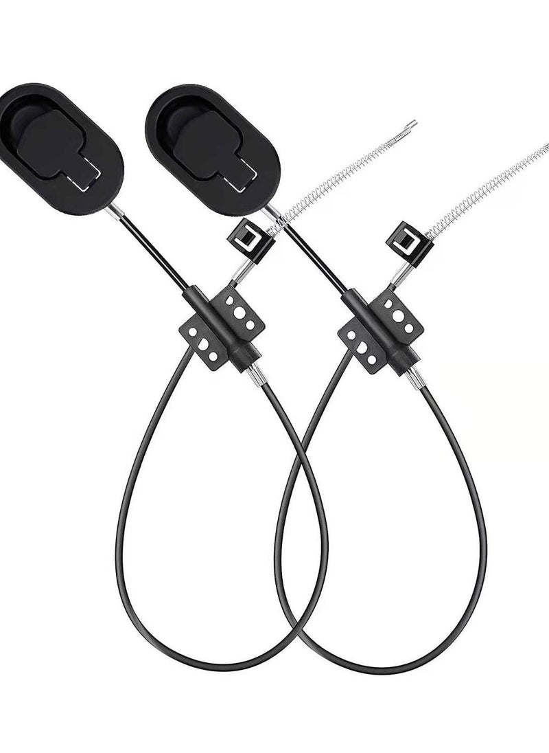 Y&D - 2Pcs Sofa Recliner Pull Cables Replacement，Recliner Chair Couch Release Lever Handle，Compatible with Ashley and Most Brands(D ring) - Image 1
