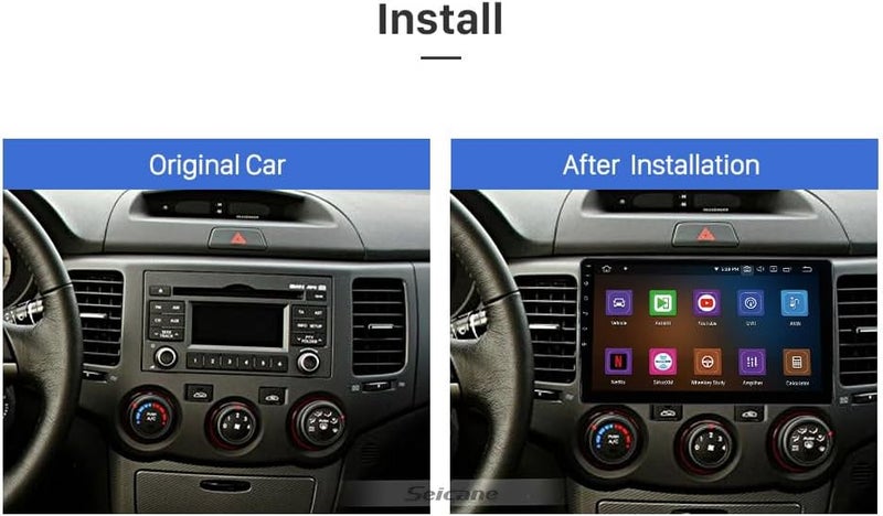4k MRC android car screen for kia optima model 2005 to 2010 with applecarplay android auto reverse camera - Image 2