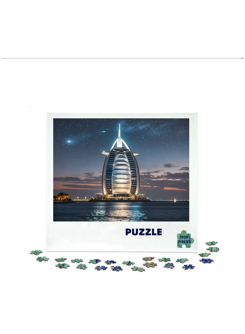 Anna 1000-Piece Dubai Cityscape Puzzle for Entertainment - Image 1