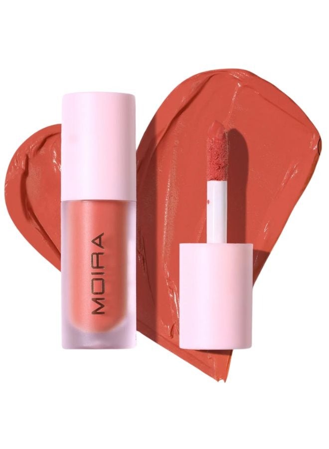 moira MOIRA Love Steady Liquid Blush – Chemistry 02, Lightweight Buildable Formula, Long-Lasting Dewy Finish, Hydrating & Blendable, Vegan & Cruelty-Free, 0.17 fl. oz (5 ml)  - Image 1