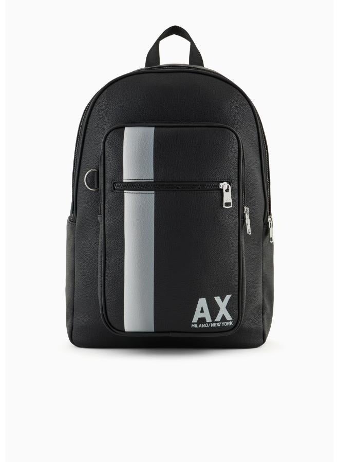 Armani Exchange Milano Edition Long Island Black Backpack  - Image 1