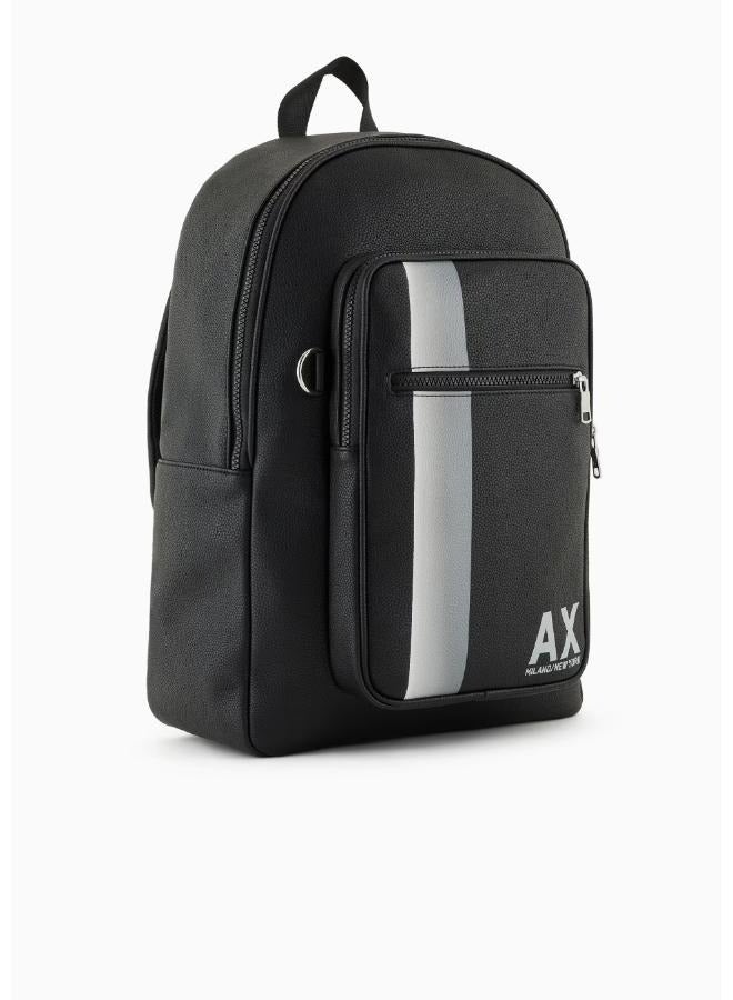 Armani Exchange Milano Edition Long Island Black Backpack  - Image 2
