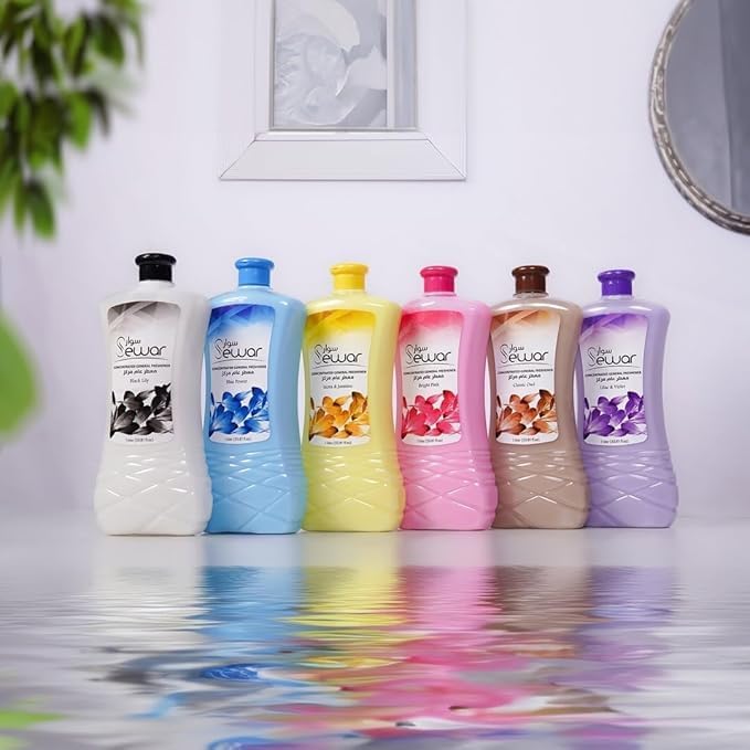 Sewar Multi-Purpose Household Deodorizer & Floor Freshener Gel, Rose Scent, Concentrated Formula, 1000ml (Pack of 1) - Image 3
