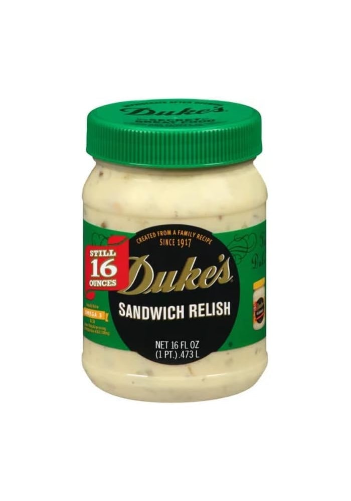DUKES Duke's Sandwich Relish, 16 oz Jar - Pack of 3 - Image 1